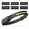 Led Motion Sensor Headlamp Double XPE 450lumen COB